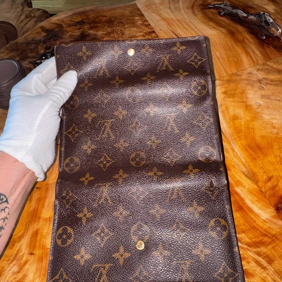 🔥Louis Vuitton monogram international long wallet vintage 2000 made in france - Picture 10 of 14